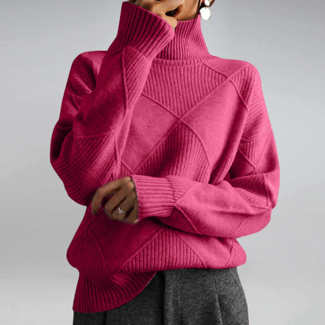 Ilse™ - Cashmere rullekrave sweater