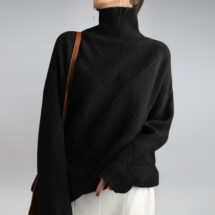 Ilse™ - Cashmere rullekrave sweater