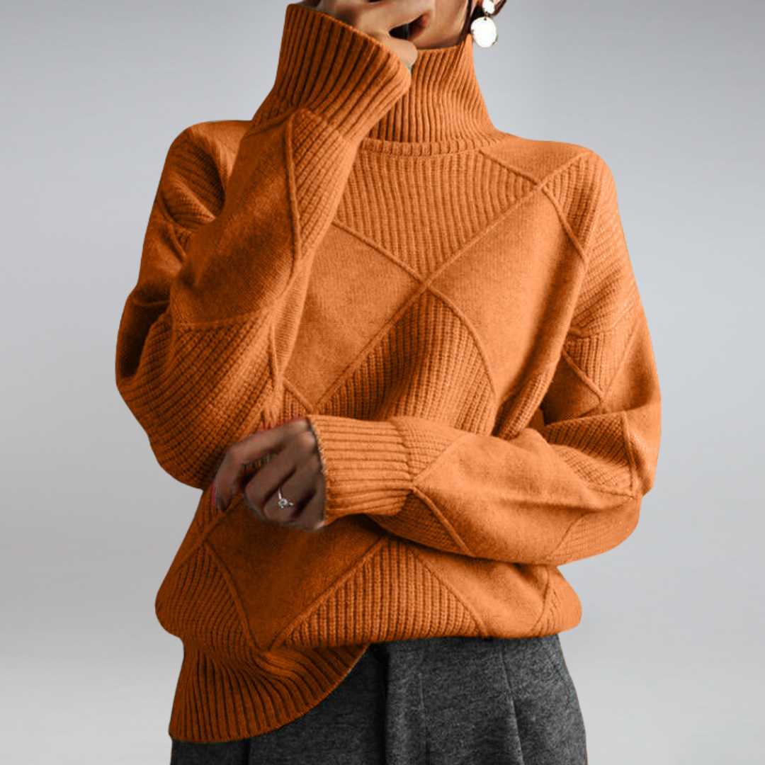 Ilse™ - Cashmere rullekrave sweater