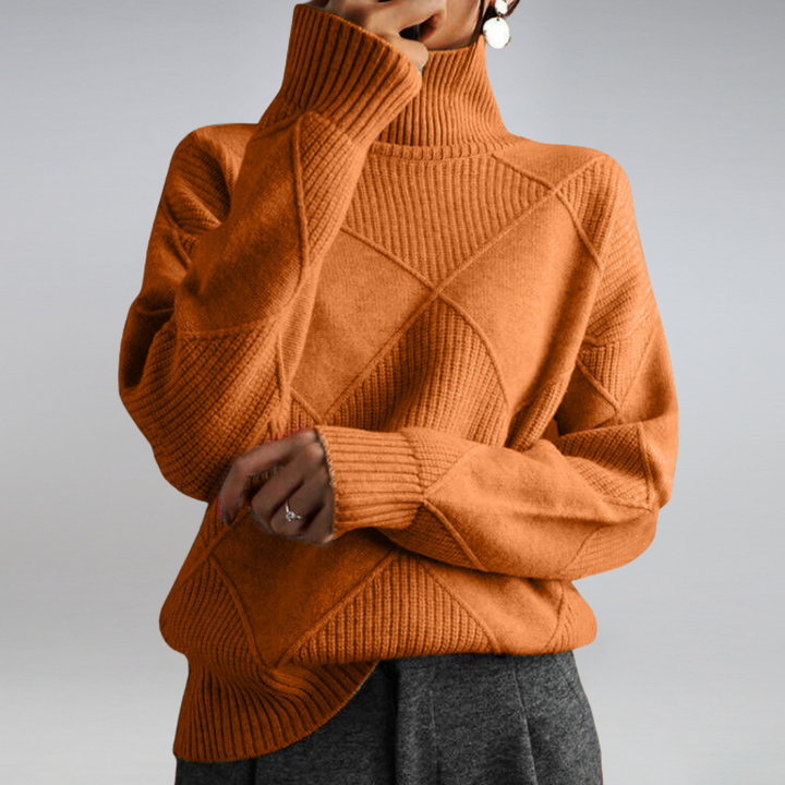 Ilse™ - Cashmere rullekrave sweater