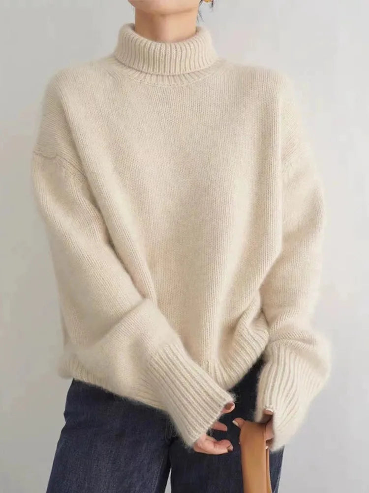 Nancie | Hyggelig rullekrave sweater