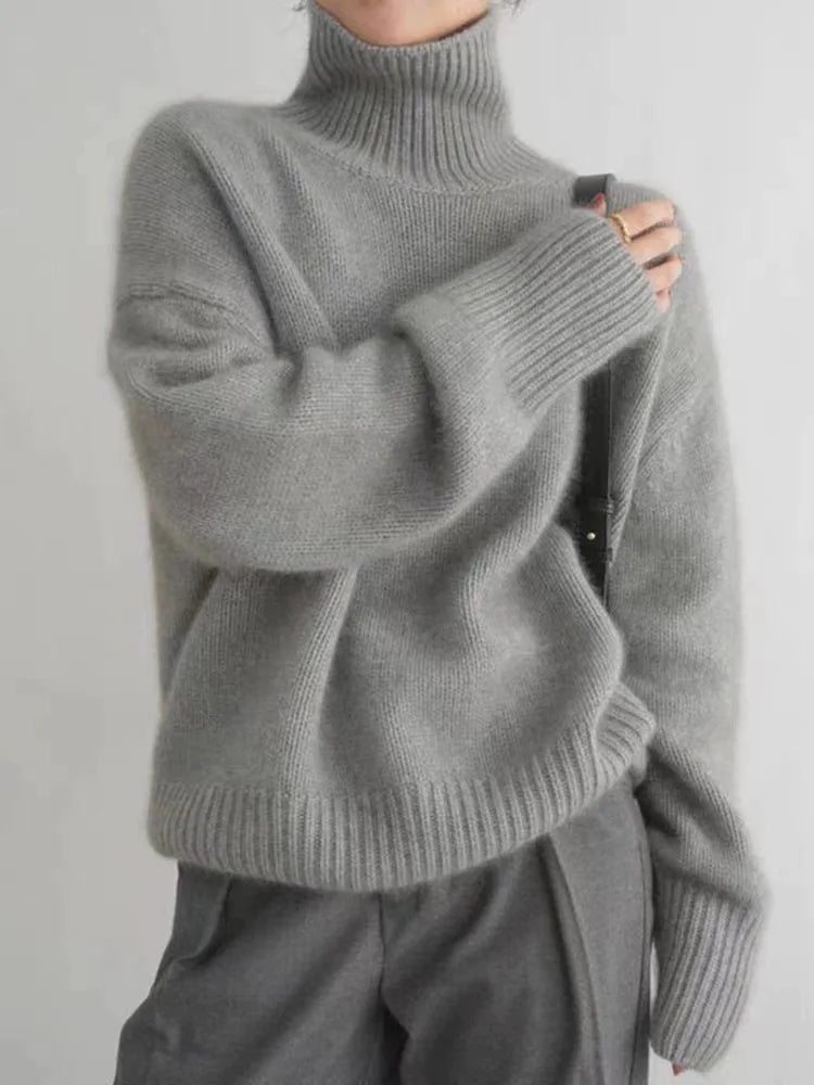 Nancie | Hyggelig rullekrave sweater