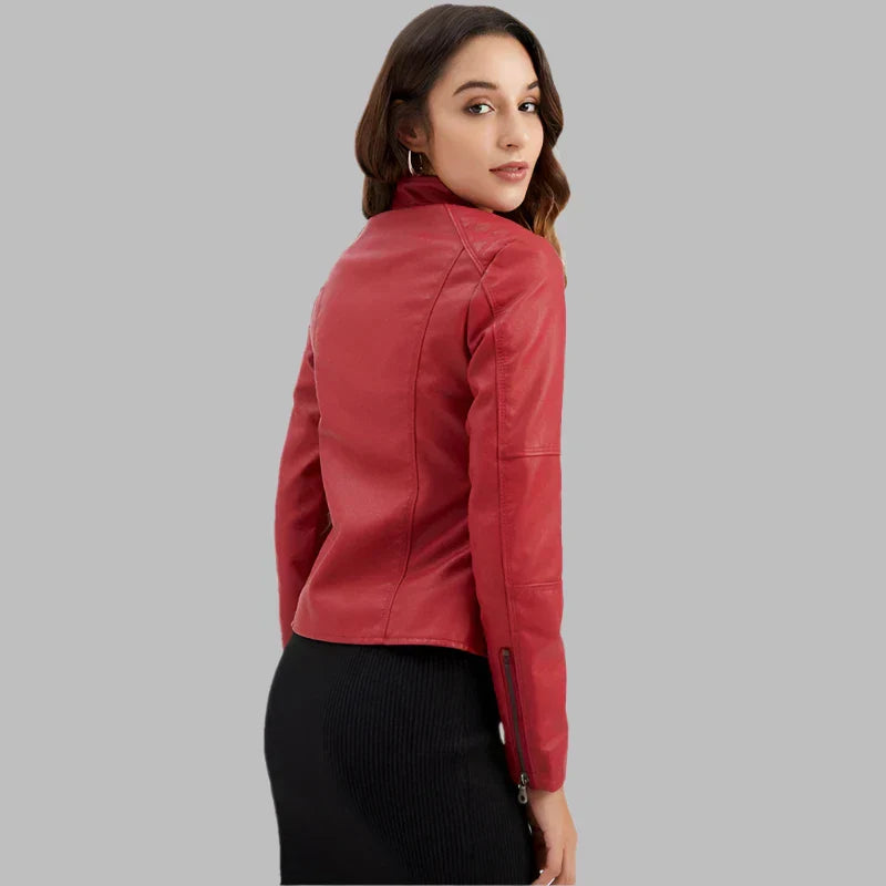 Lunetta™ Karen - Trendy læderjakke