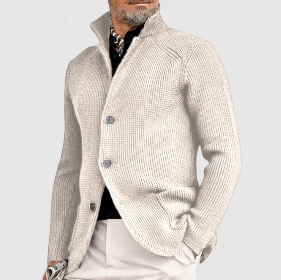 Sergio™ - Cardigan i bomuldsstof