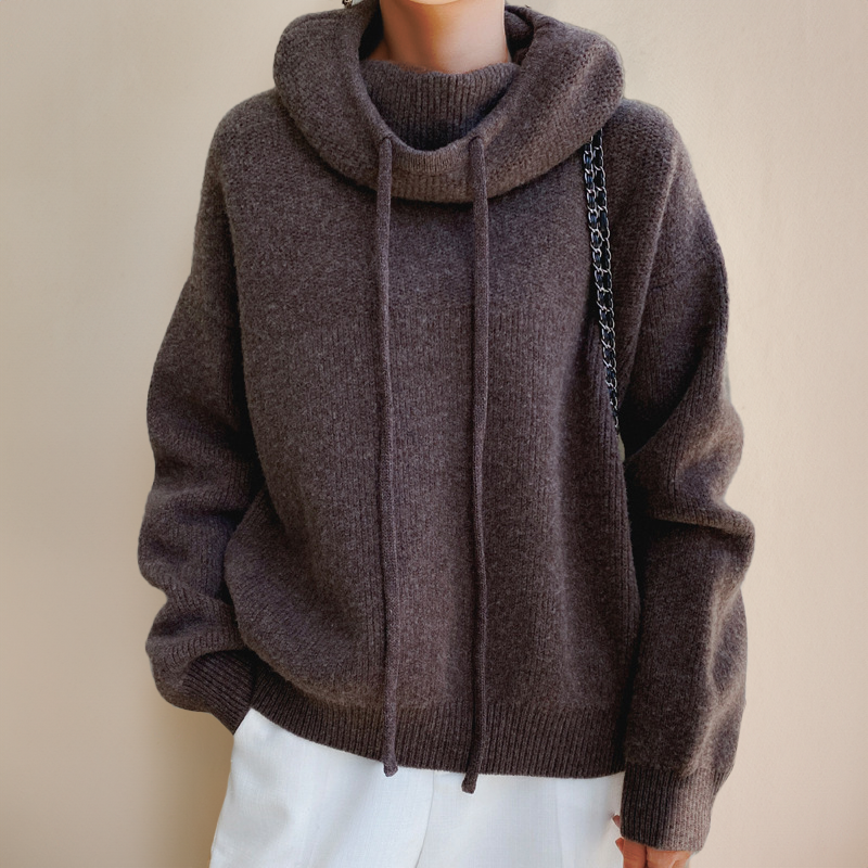Le Cloe - Merino uld turtleneck trøje