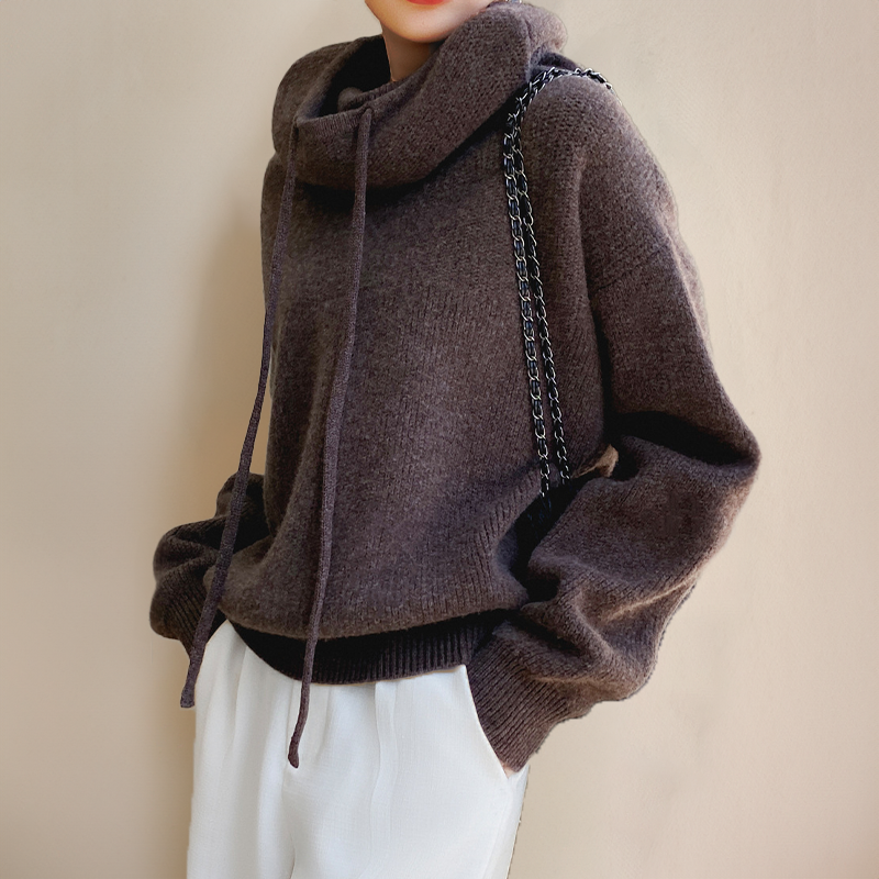 Le Cloe - Merino uld turtleneck trøje